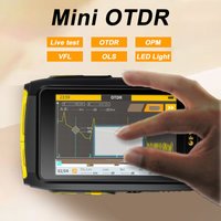 NEW Mini OTDR Active Fiber Live Test 1550/1610nm OPM VFL iOLA Event Map SC APC/UPC Touch Screen 20db Fiber Reflectometer