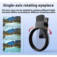 CPL Polarizer, Mobile Phone Universal Elimination of Water Surface Glass Reflective High Definition Plant Landscape Filter