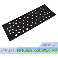 1/3/5pcs 198x70mm Ultrathin Protective Pad 56 Holes Sanding Disc Pad Hook&Loop Pad Protector for Polishing Mirka Sanding pad