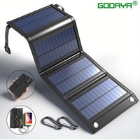 Panel słoneczny składany 4-krotnie, 100W, przenośne panele słoneczne 20W/h, szybka ładowarka USB 5V DC, panel słoneczny do pełnego zastosowania,
