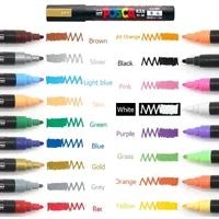 1pc Uni POSCA PC - 3M High - Quality Art Marker by Mitsubishi | Fine Point 0.9MM - 1.3MM | 17 Vibrant Colors | Water - Base Perm
