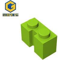 Gobricks 10PCS Briques MOC 1X2 compatibles avec 4216 Jouets à assembler Blocs de construction créatifs Ensembles de modèles de maisons Techniques