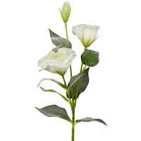 3 branches Lisianthus Artificial Flower DIY Bridal Wedding Decoration Fake Flower Wholesale Trigeminal Eustoma Flower