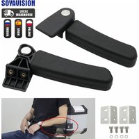 Motorcycle Passenger Armrest ABS Passenger Rear Folding Top Case Box Rear Seat Armrest Kit for BMW Yamaha Universal Motor Parts