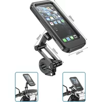 AliExpress NONE Universal Waterproof 360° Swivel Phone Mount for Motorcycle/Bike Adjustable GPS Holder for Cellphones & Navigation Apps