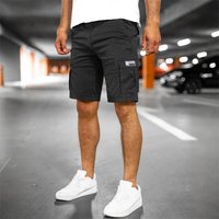 2026 Summer Men's Shorts Outdoor cargo shorts Fashion Loose Breathable Solid Color Multiple pockets men fitness running shorts