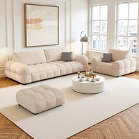 Plush Minimalist Living Room Sofas Classic Family Designer Reclining Sofa Relaxing Foot Stool Woonkamer Banken Home Decoration