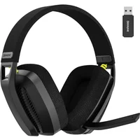 BINNUNE BW06 2.4G Wireless Gaming Headset with Flip ENC Mic for PC, PS4, PS5, Gamer Dual-Mode Bluetooth Headphones