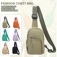 Breast Bag Women's New Waterproof Large Capacity Backpack Multi-Functional Casual Oxford Cloth Crossbody Bag