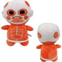 Hot Attack on Titan Anime Peripheral Pliush Toy Kawaii Orange Giant Plush Toy Cotton Game Peripherals Collect Plush Toy 25CM