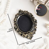 Hanging Mini Photo Frames Photographic Props Resin Vintage Picture Frame Glass-Free Creative Memory Display Frames Home Decor