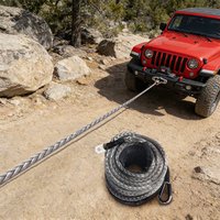 30m Windenverlängerungskabel 12-strängig 10mm/0,39 Zoll UHMW-PE Windenseil für Geländefahrzeuge ATV UTV LKW, 10.500 kg Bruchlast