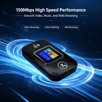 Router WiFi Móvil para Auto 2026, Hotspot WiFi Portátil de 150Mbps 4G/5G LTE con Ranura para Tarjeta SIM, Módem MiFi de Bolsillo