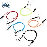 HooCrawler 1/10 RC Crawler Kinetic Winch Strap, Escape Rope Rescue Trailer Hook for Axial SCX10 I II III TRX4 Element D90 WPL