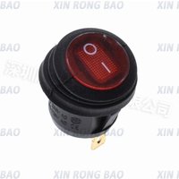 5PCS ON/OFF Round Waterproof Boat LED Rocker Switch Light 12V 220V Power Button Switch On Off On Toggle Boat