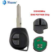 YIQIXIN Smart Key 315/433Mhz For Suzuki Vauxhall Agila Splash Swift Liana Aerio Jimn Igins Alto SX4 Car Remote ID46 PCF7936 Chip
