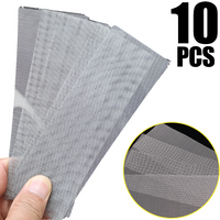 5/10pcs Stainless Steel Repair Mesh Car Bumper Hole Crack Patches Trimmable Welding Wire Mesh for Car Repair Welding Machine