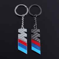 3D Metal Car Emblem Keychain Key Chain Keyrings Key Holders for BMW M3 M5 M Power Badge Auto Decoration Styling Accessories