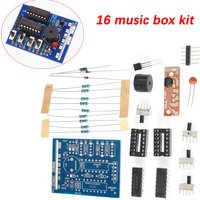 16 Music Box 16 Sound Box 16-Tone Electronic Module DIY Kit DIY Parts Components Accessory Kits Board