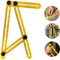 Protractor Multi Angle Ruler Template 4 Folding Angle Measuring Tool Brick Tile Wood Corner Products Foldable Ruler