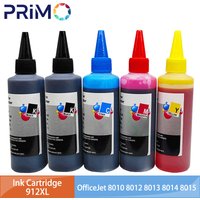 912XL 912 Refill Dye Ink 100ml Compatible for HP912 For HP OfficeJet 8010 8012 8013 8014 8015 8017 8018 8020 8022 8023 8024 8025