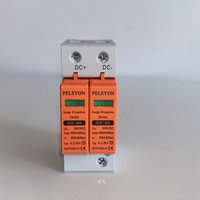 PELEYON 1PC orange SPD 20KA~40KA DC 500V/1000V Surge Protector Protective Low-voltage Arrester Device 10KA~20KA 600V