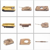 Henglong 3918 Parts M1A2 Tank Car Chassis Face Turret Telescopic Gun Tube Rear Light Board Switch Fixed Seat Cover