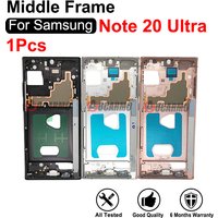 For Samsung Galaxy Note 20 Ultra N9860 Note20U Middle Frame With Power Volume Buttons Side Keys Replacement Parts
