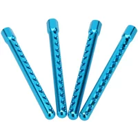 4Pcs HSP 102037 Aluminum Body Mounts for 1/10 RC Cars, Upgrade Parts for HSP 02144, Redcat, Traxxas, Axial
