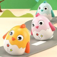 Educational Toys Round Chicken Tumbler Bell To Cultivate Baby'S Emotional, Visual And Intellectual Development Children'S Toys