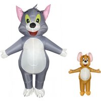 Halloween Adult Male and Female Inflatable Cute Mouse Costumes, Interesting Animal Role-playing Props, Festival Party Carnival