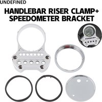 Motorcycle Speedometer Relocation Cover Kit Adjustment Odometer Mounting Bracket for Harley Sportster XL883 Custom Low 1200