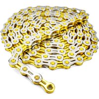 AliExpress VG Sports 8 9 11 Speed Ultralight Bicycle Chain EL Half Hollow Chain 8s 9s 10s 11s 12s 116L/126L Mountain Road Bike Chains