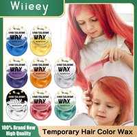 8 Colors Temporary Hair Dye Cream Instant Change Hair Color Natural Holiday Party Makeup DIY Styling Children's Colored Hair Wax