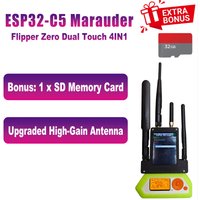 Flipper Zero Marauder 5G Version External Module Kit 433MHz RF ESP32C5 GPS Modules with 2.8-inch Screen for Signal/Data Analysis