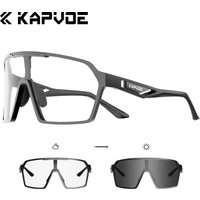 2026 Kapvoe Photochromic Sports Sunglasses for Men Cycling Glasses Women MTB Glasses Sports Baseball Sunglasses UV400 Goggles