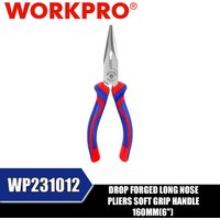 WORKPRO WP231012 WP231013 Drop Forged Long Nose Pliers Soft Grip Handle Power Tool Accessories