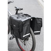 AliExpress NONE Bicycle tail bag rear bag 45L large-capacity waterproof mountain road bike rear shelf bag cycling equipment