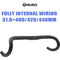 AliExpress riro RIRO fully internal wiring road bike handlebar 400mm 420MM 440MM gravel bicycle handlebar aluminum alloy drop bar