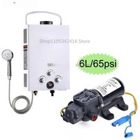 Portable LPG Water Heater 12V DC Pump Instant Hot Shower System for Camping Outdoor RV Travel Adventure Use