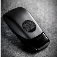 Black AFFALTERBACH Key Back Shell Case Cover For AMG Mercedes Benz Brabus Maybach W221 W212 W463 C/E/S/G