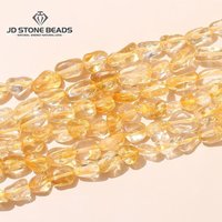 Natural Citrines Bead 6-8mm Irregular Chip Stone Reiki Healing Loose Charm Beads For Jewelry Making Necklace Bracelet Accessory