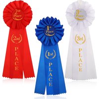 Rosette Ribbon Award 1st 2nd 3rd Place Winner Victory Ribbons Award Medals Prize for Classroom Prize Winners Certificate Prizes