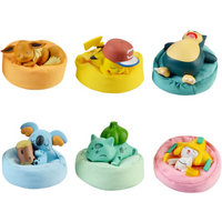 6 Colore Pokemon Anime Eevee Poket Gift Pokemon Starry Dream Series Action Figures Bulbasaur Snorlax Monster Model Ornaments Toy