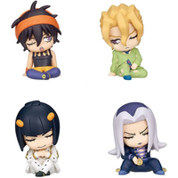 Original JoJo Bizarre Adventure Golden Wind Shoulder Zun Fig Vol.2 Sleeping Bucciarati Abbacchio Narancia Fugo Figure Gashapon