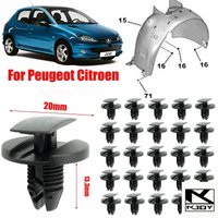 Plastic Car Trim Fastener Rivet Clips For Bumper Fender Liner Wheel Arch suit for common European car models