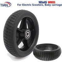 6.5 Inch Wheel 165x45 Solid Tire for Mini Electric Scooter Balancing Car Explosion-Proof Tubeless Tyre Parts