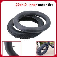 20 Inches Fat Tire 20x4.0 Electric Fat Bike Snow Beach Bicycle Tire and Inner Tube Bike Parts Bicycle Accessories