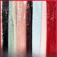 New Thickened 5mm Fishscale Sequin Fabric Show Dress Bead Embroidery Fabric Wholesale for Party Dress Textile Cloth Material