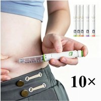 High Quality 5-10PCS Disposable Insulin Injection Pens Portable Insulin Injection Device Medication 60U Magic Pen
